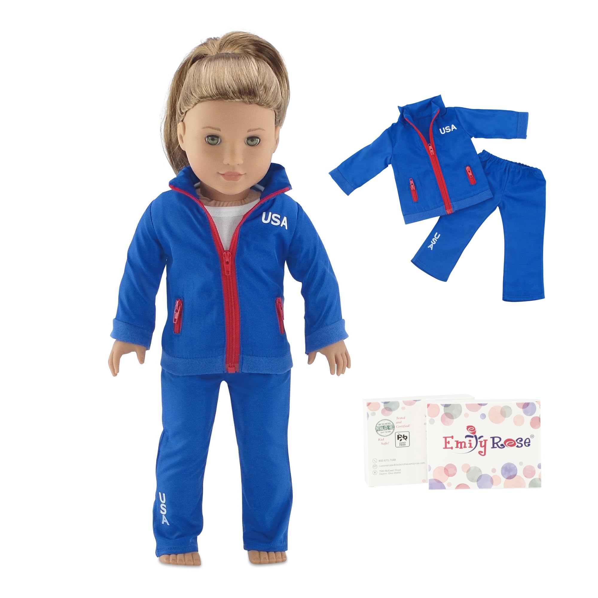 Amazon.com: Emily Rose 18 Inch Doll Clothes - 2-Piece Athletic