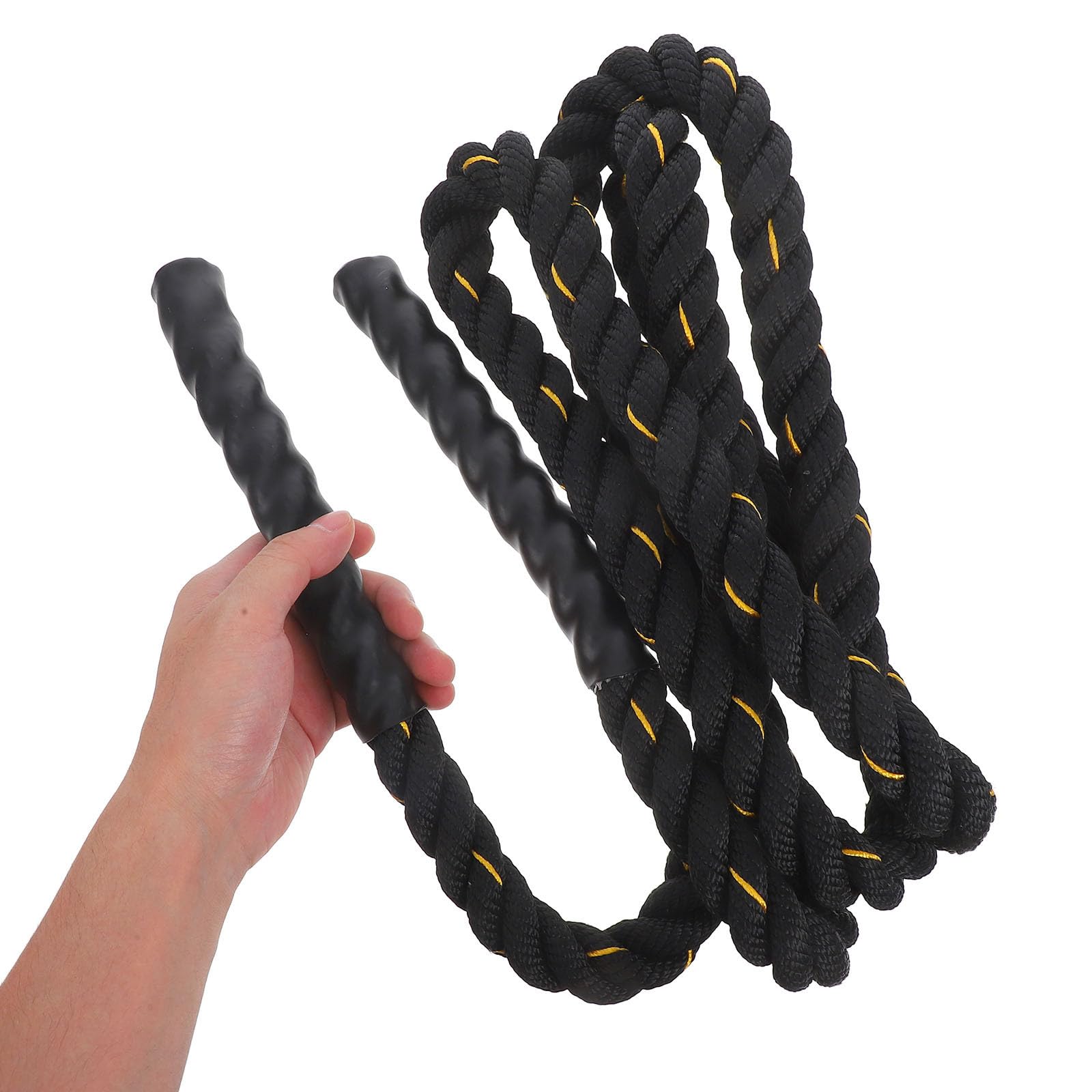 ULTECHNOVO Cuerda para Saltar Soporte de Peso, Antideslizante, 25 Mm