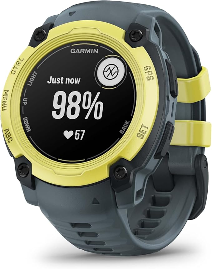 Garmin Instinct E, Reloj Inteligente con GPS, 40 mm, Resistente al Agua, Aplicaciones Deportivas integradas, Monitorización de la Salud, Notificaciones Inteligentes, Amarillo oferta Amazon