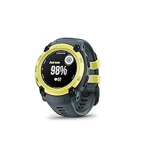 Garmin Instinct E, Smartwatch, 40mm, Display MIP, GPS, SpO2, +70 app per lo sport, Training Readiness, Activity Tracker 24, 7, Notifiche, Connect IQ, Autonomia 14 giorni (Electeric Lime & Twilight)