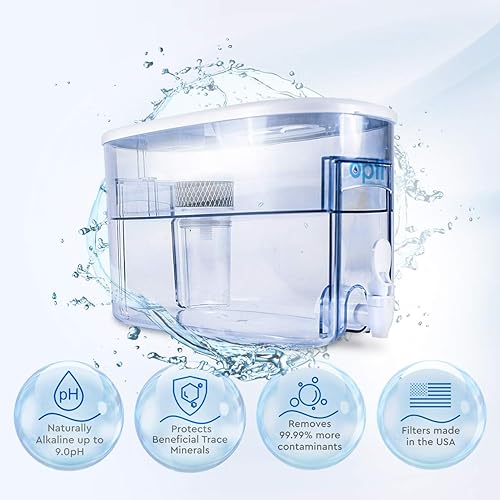 Miniatura 5 de Opti CHILL - Unidad purificadora de agua filtra y refrigera el agua alcalina el dispensador mejora naturalmente la alcalinidad hasta pH-90 elimina