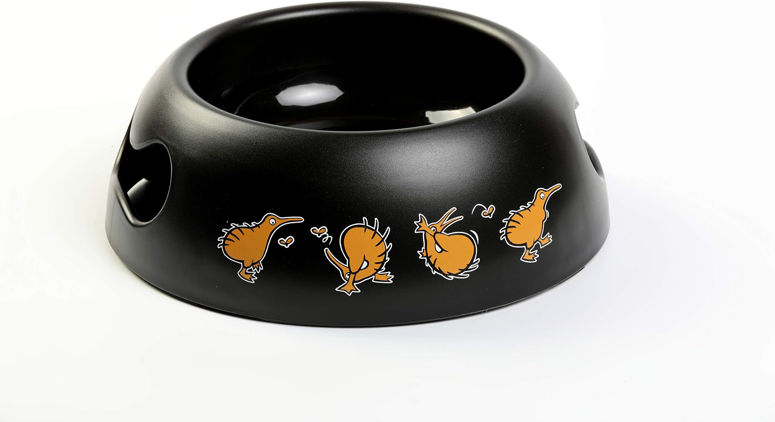 Running Kiwi Design Medium Bowl - Orange/Black