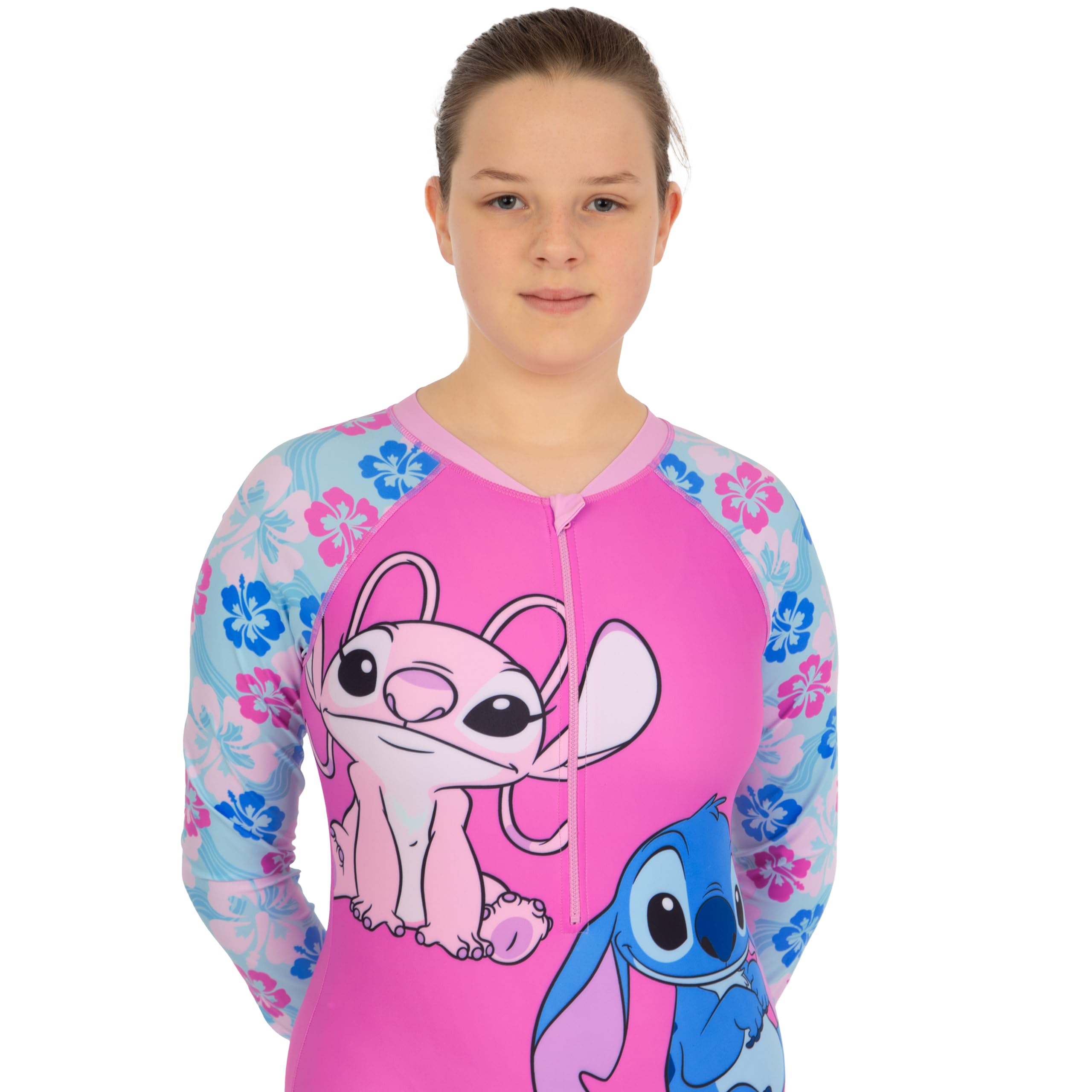 Disney Lilo Y Stitch Bañador Piscina Niña | Manga Larga Bañador Niña Stitch | Bañadores Una Pieza para Niñas