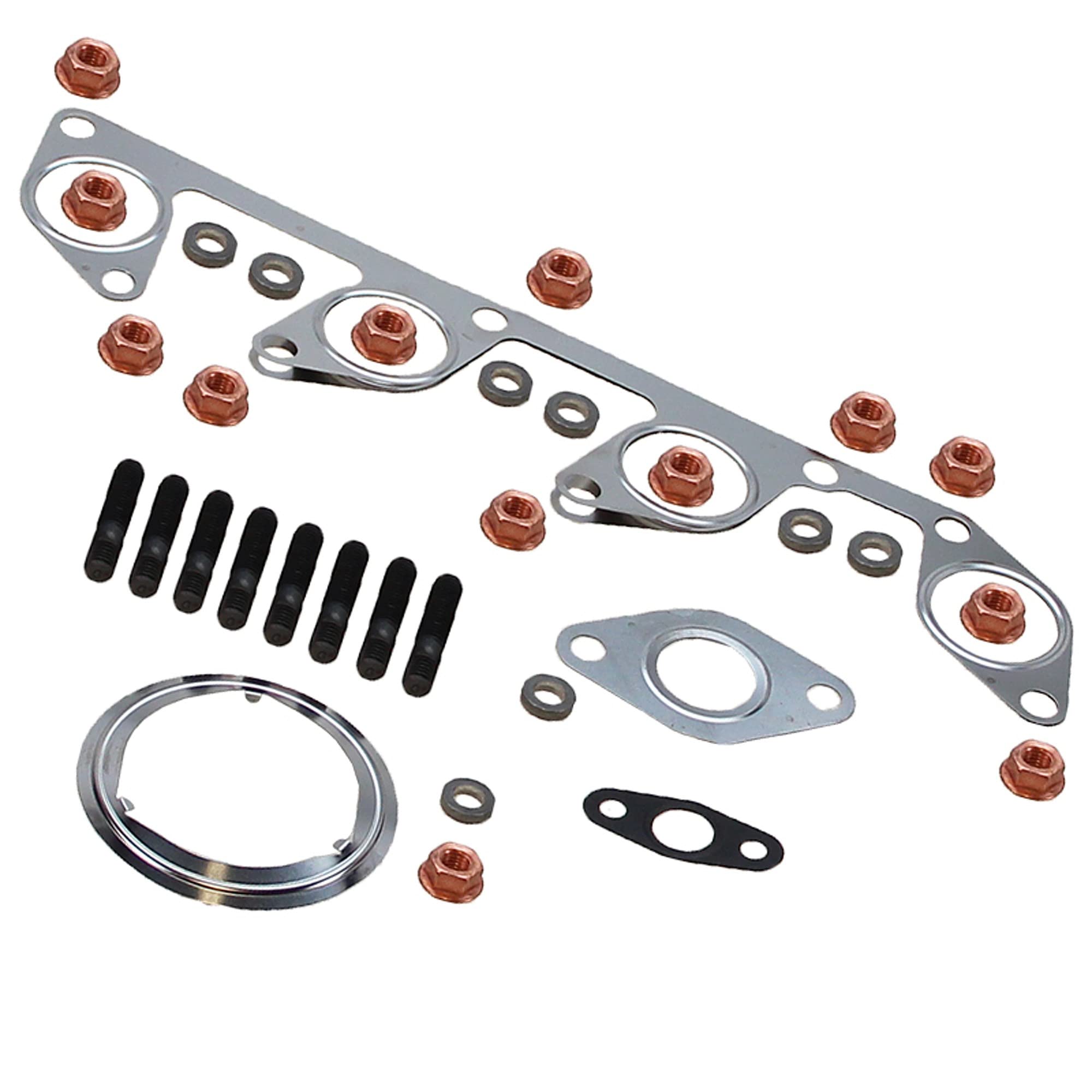 ATEC Germany 1x Conjunto del Cuerpo para el Turbocompresor, incl. kit de montaje, compatible con AUDI A3,SEAT ALTEA,TOLEDO,SKODA OCTAVIA 2,VW GOLF PLUS 5,GOLF 5,JETTA,PASSAT B6,TOURAN (1T1. 1T2)