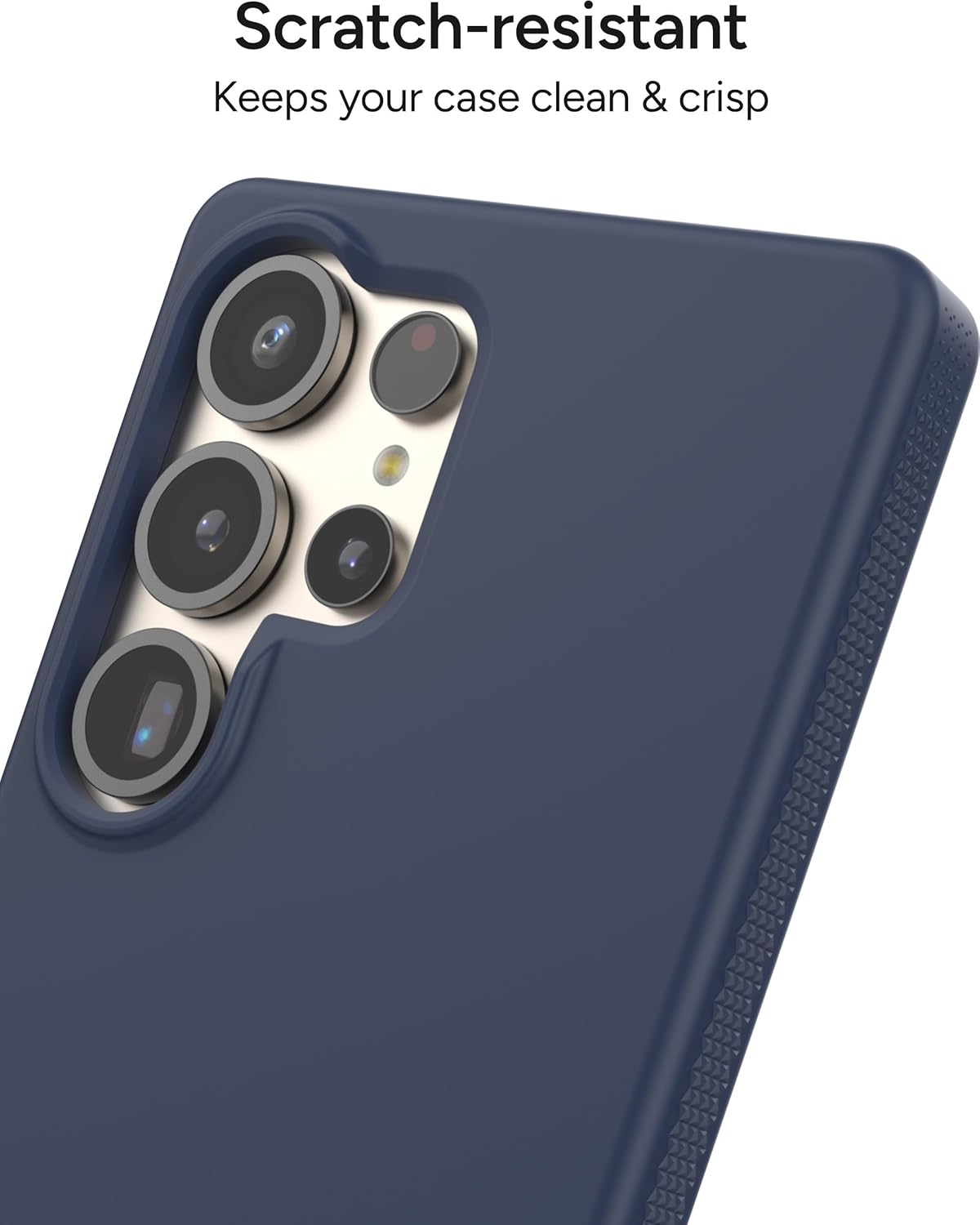 ZAGG Milan Snap Samsung Galaxy S25 Ultra Case - 13ft Drop Protection, Eco-Friendly, Fast Wireless Charging Compatible, Slim Design, Secure Grip, Navy Blue