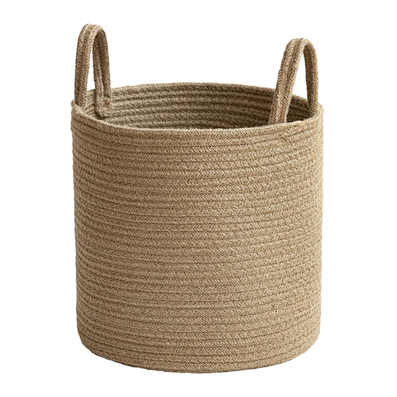 Kalttoy Multicolor Practical Cotton Rope Woven Laundry Basket Nursery Organizers Laundry Hamper For Modern Homes Toy Storage Bin