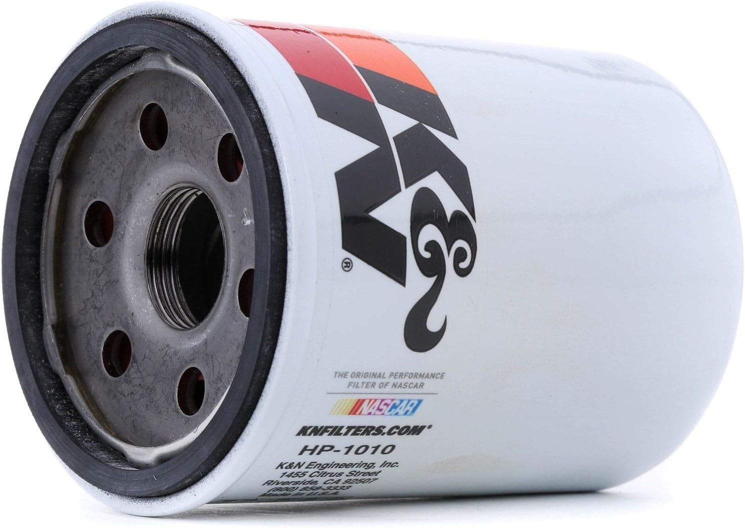 K&N Premium Oil Filter: Protects your Engine: Compatible with Select ACURA/HONDA/MITSUBISHI/NISSAN Vehicle Models (See Product Description for Full List of Compatible Vehicles), HP-1010 , White