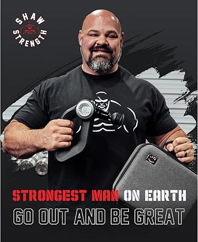 Miniatura 8 de S6 Pro Pistola de masaje de percusión de tejido profundo con amplitud de 0.630 in, pistola masajeadora muscular profesional para aliviar el dolor de