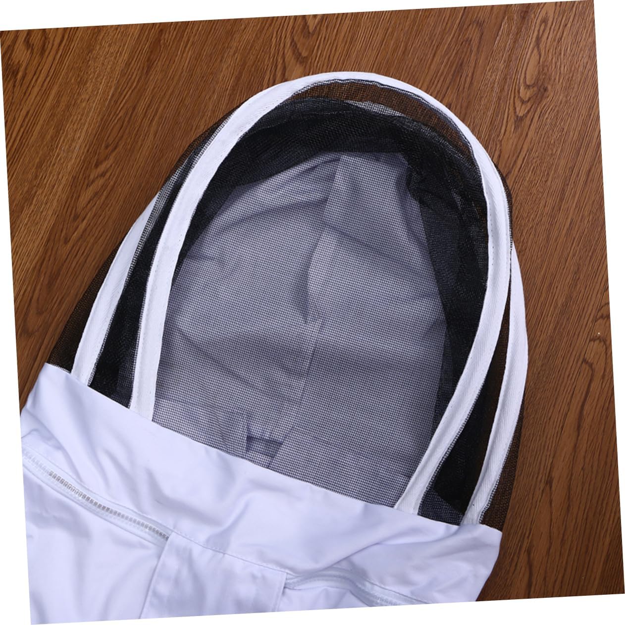 Professional Beekeeping Suit Veil and Hood Full Body Keeping Suit Elastic Cuffs and Ankles Beekeeper Supplies XXL