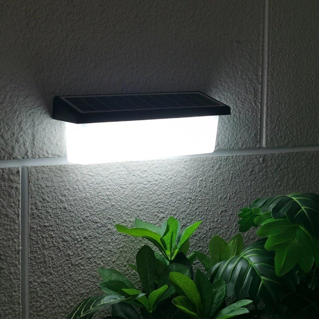 135lm 33 LEDs Outdoor Bright Security Wall Light, IP54 Waterproof Solar Fence Light for Backyard, Fence, Garden, Patio