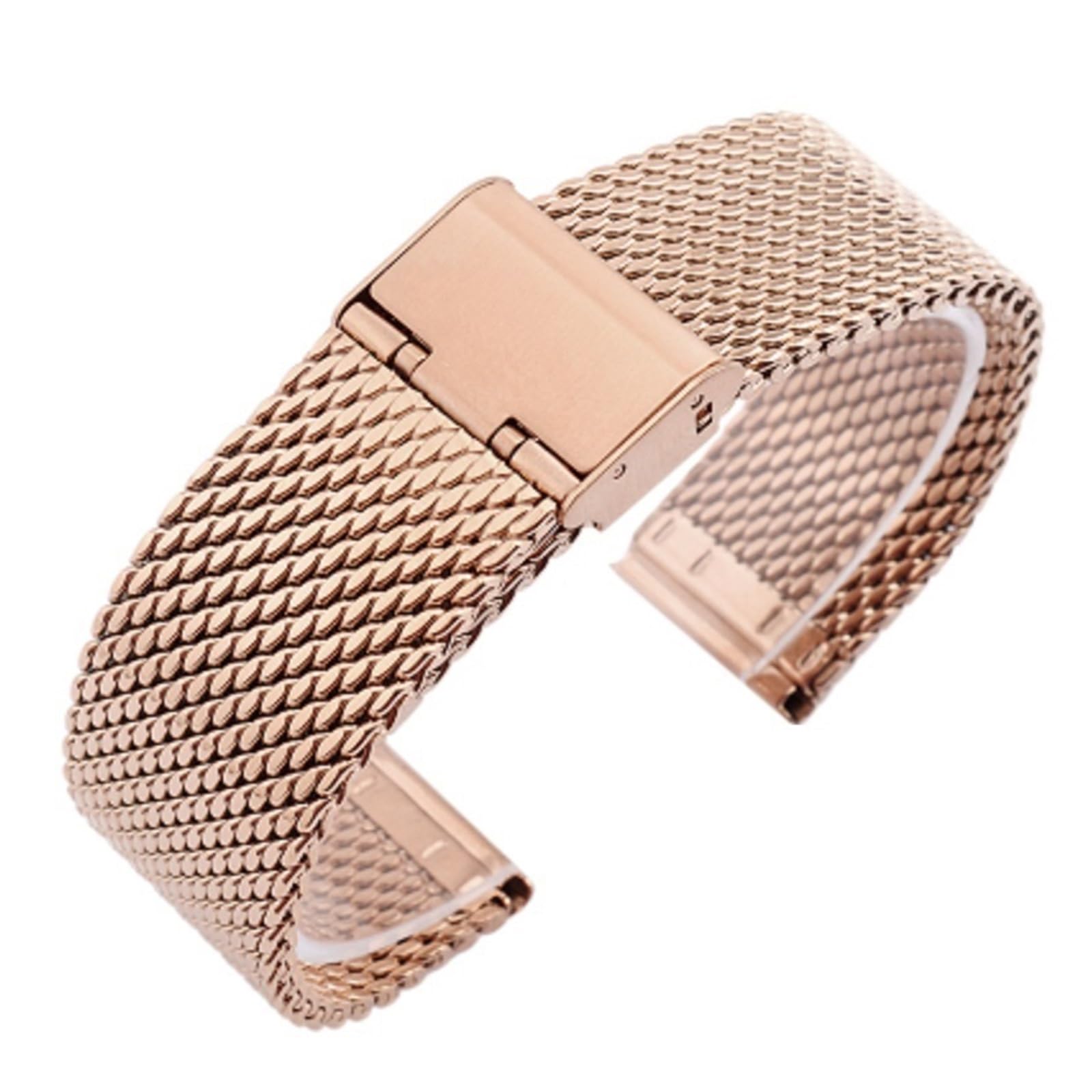 18mm 20mm 22mm 24mm universel milanais remplacement poignet ceinture Bracelet en acier inoxydable maille montre Bracelet bracelets de montre