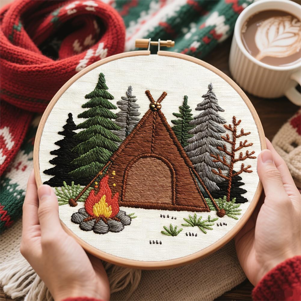 Embroidery Kit for Beginners - FREEBLOSS Starter Kit -6