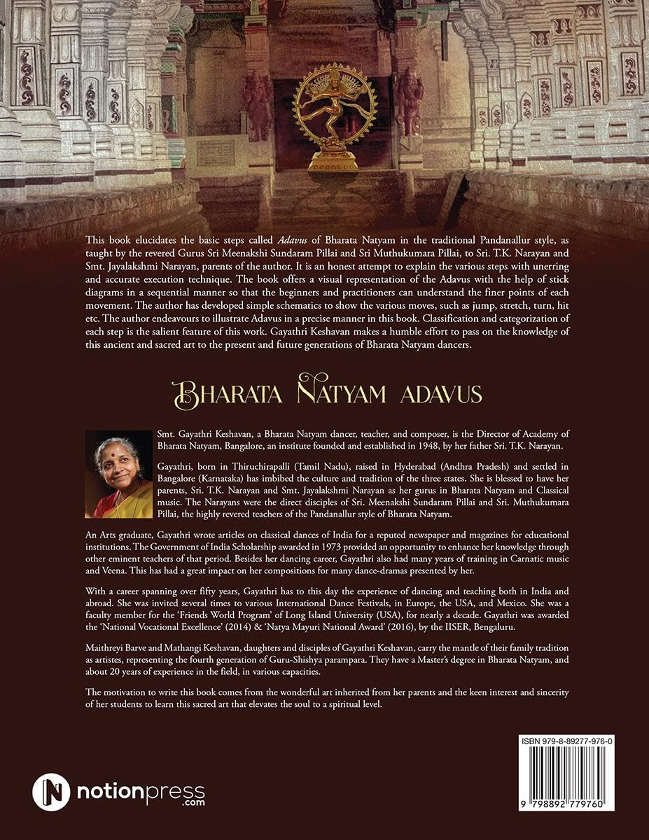 Bharata Natyam Adavus: Fundamental and Structural Principles      Paperback – March 1, 2024