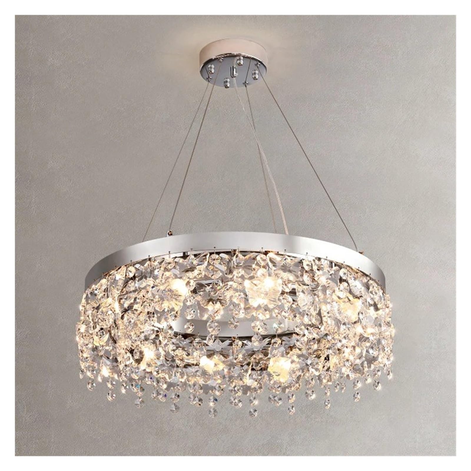 Modern Butterfly Chandelier Indoor Lighting Living Room Dining Room Gold LED Crystal Chandelier