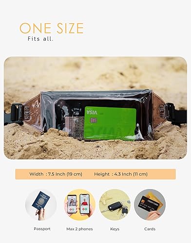 Miniatura 6 de Bolsa impermeable para teléfono  Fotografía subacuática  Bolsa seca para natación, buceo, kayak y esnórquel, compatible con pantalla táctil sensible