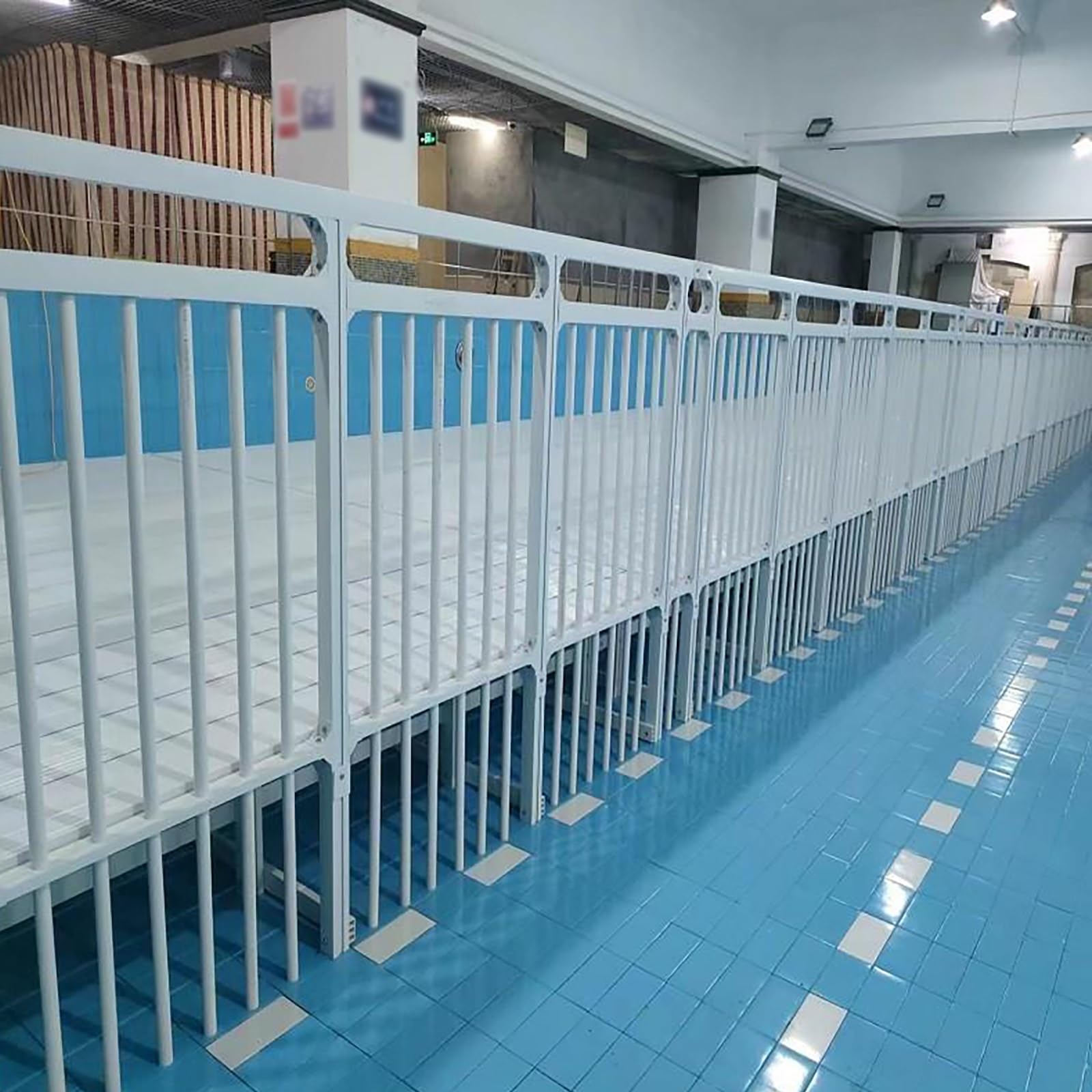 Unterwasser-Poolzaun Abnehmbarer Unterwasserzaun für Pools, 1, 2, 3, 4, 5, 6, 7, 8, 9, 10 m lang, PVC-Schwimmbadbarriere für Schwimmbäder/Gemeinschafts-/Gewerbliches Fitnessstudio(L 6m/19.7ft)