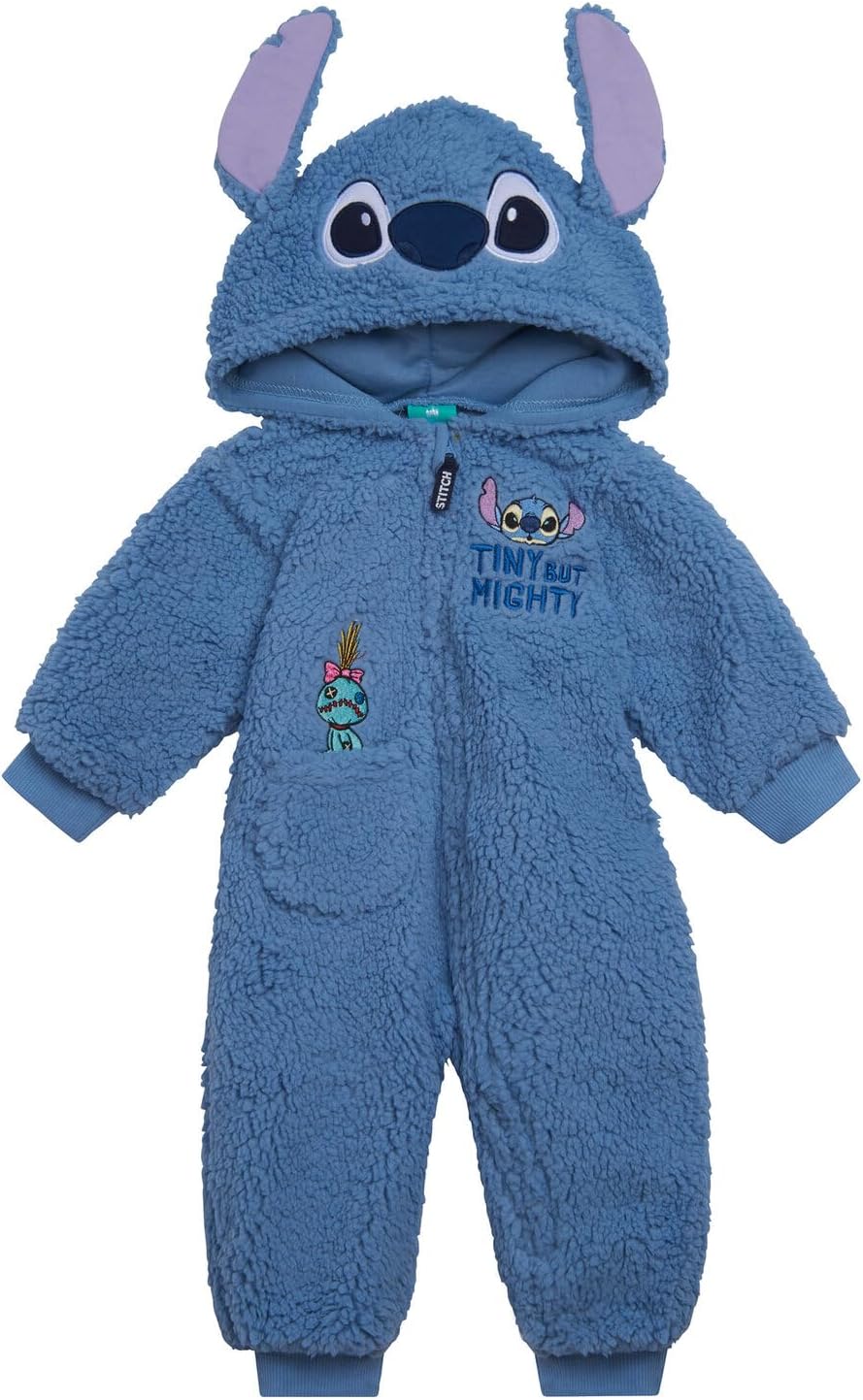 Disney Baby Faux Shearling Cosplay Coverall Newborn to Infant Sizes (Newborn - 24 Months)