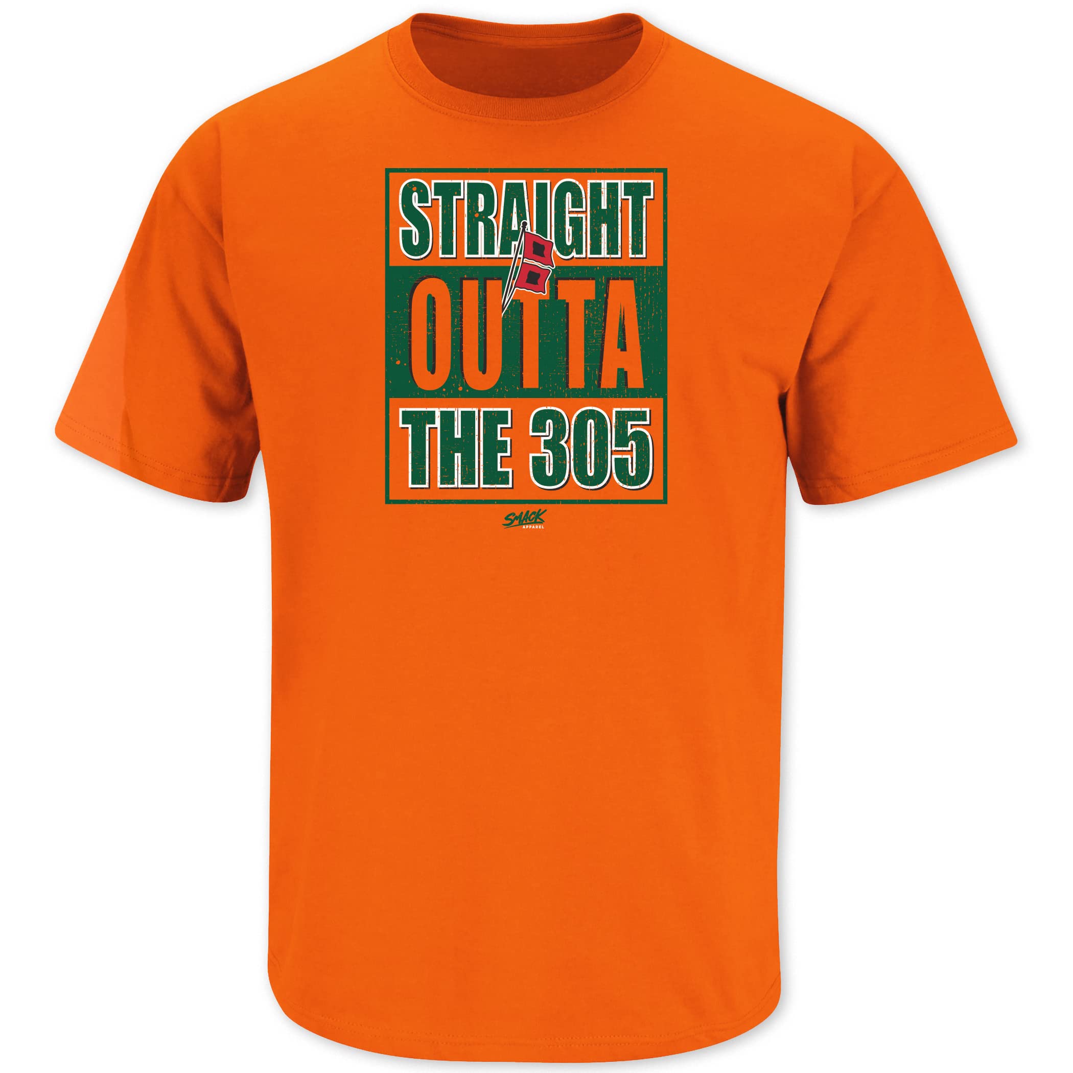 Sponsored Ad - Smack Apparel Straight Outta The 305 T-Shirt for Miami College Fans (SM-5XL)