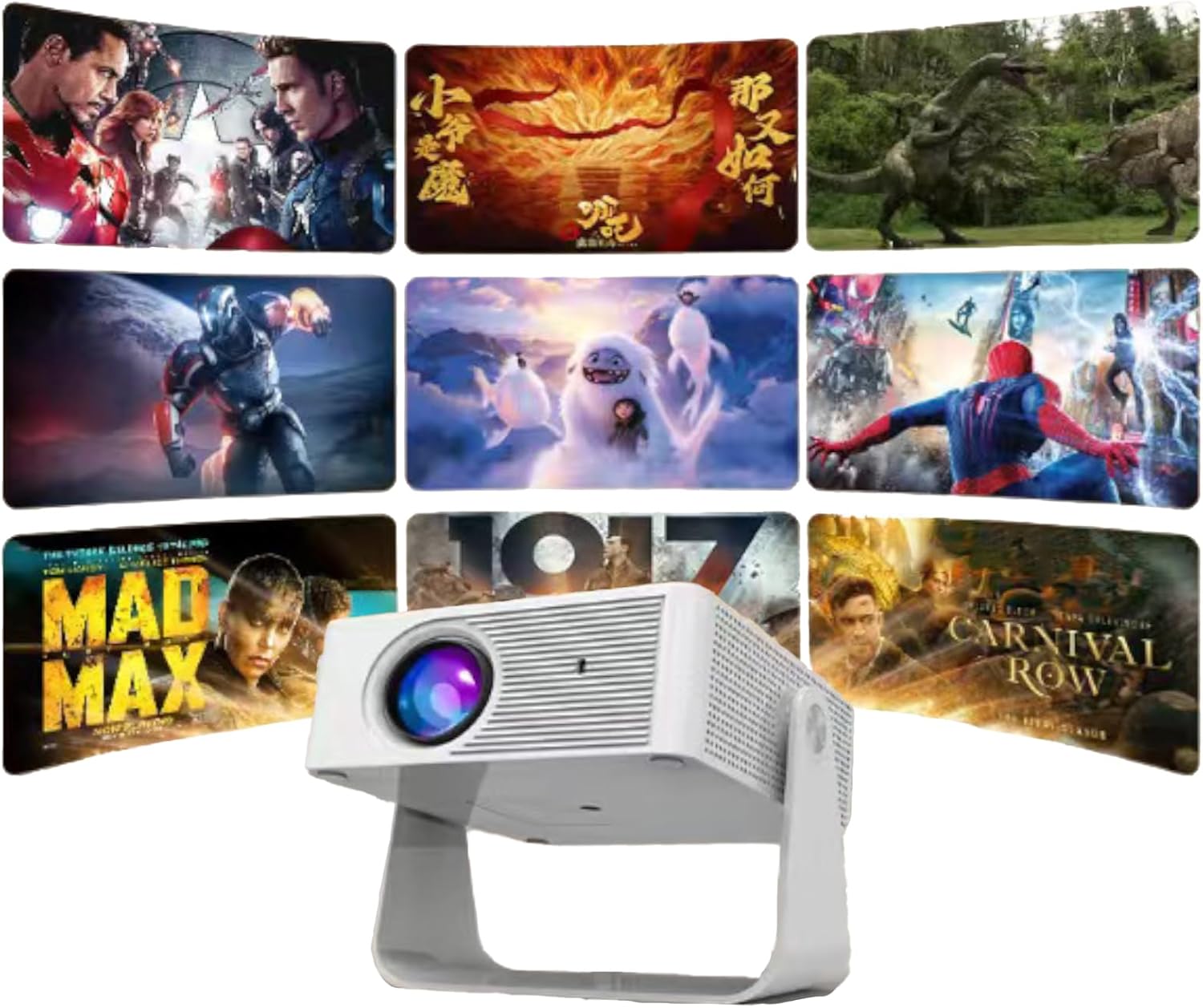 WOLFANG WP06 Mini Projector front view