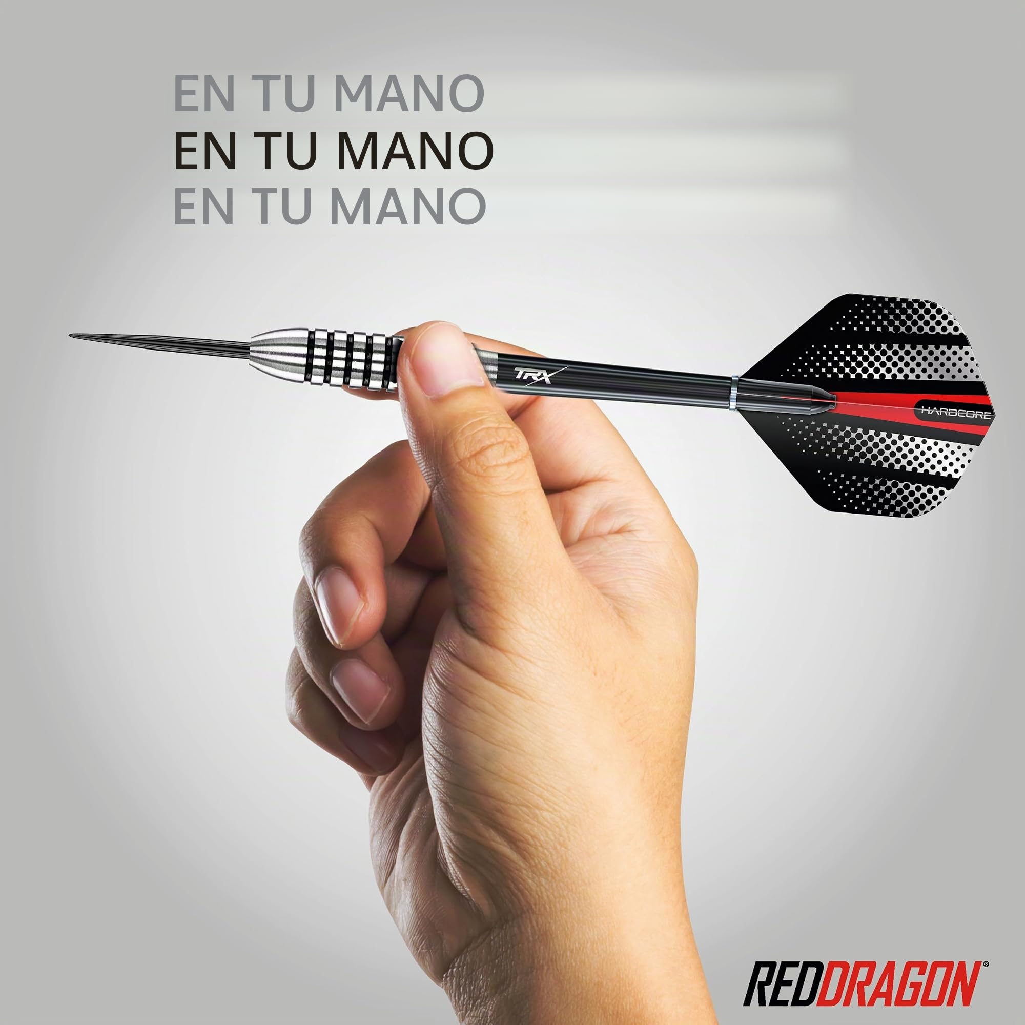 RED DRAGON Swingfire 2: 23g Flightmaster - 80% Dardos de Tungsteno de Punta de Acero con Plumas y Eje de Dardos