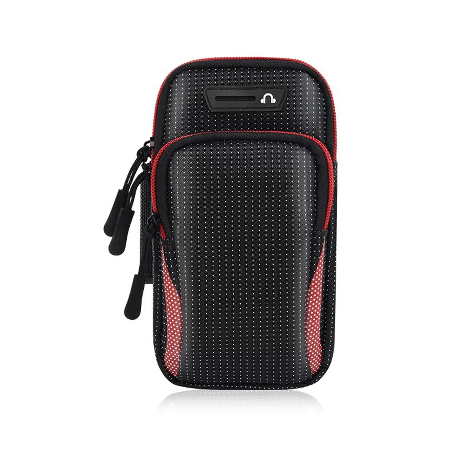 VIZCO Mens Cross Body Bag Universal Waterproof Sport Armband Bag for Outdoor Gym Running Arm Band Mobile Bag Case Coverage Holder (Color : Dark blue)-image-28