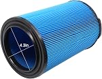 Paquet de 2 VF5000 Filtre pour la boutique Ridgid Vac 5-20 Gallon sous vide, 3 Modèles de filtres à vide plissés WD1450 WD0970 WD1270 WD06700 WD1851 WD1680 RV2400A(avec 4pcs Manches en mousse)