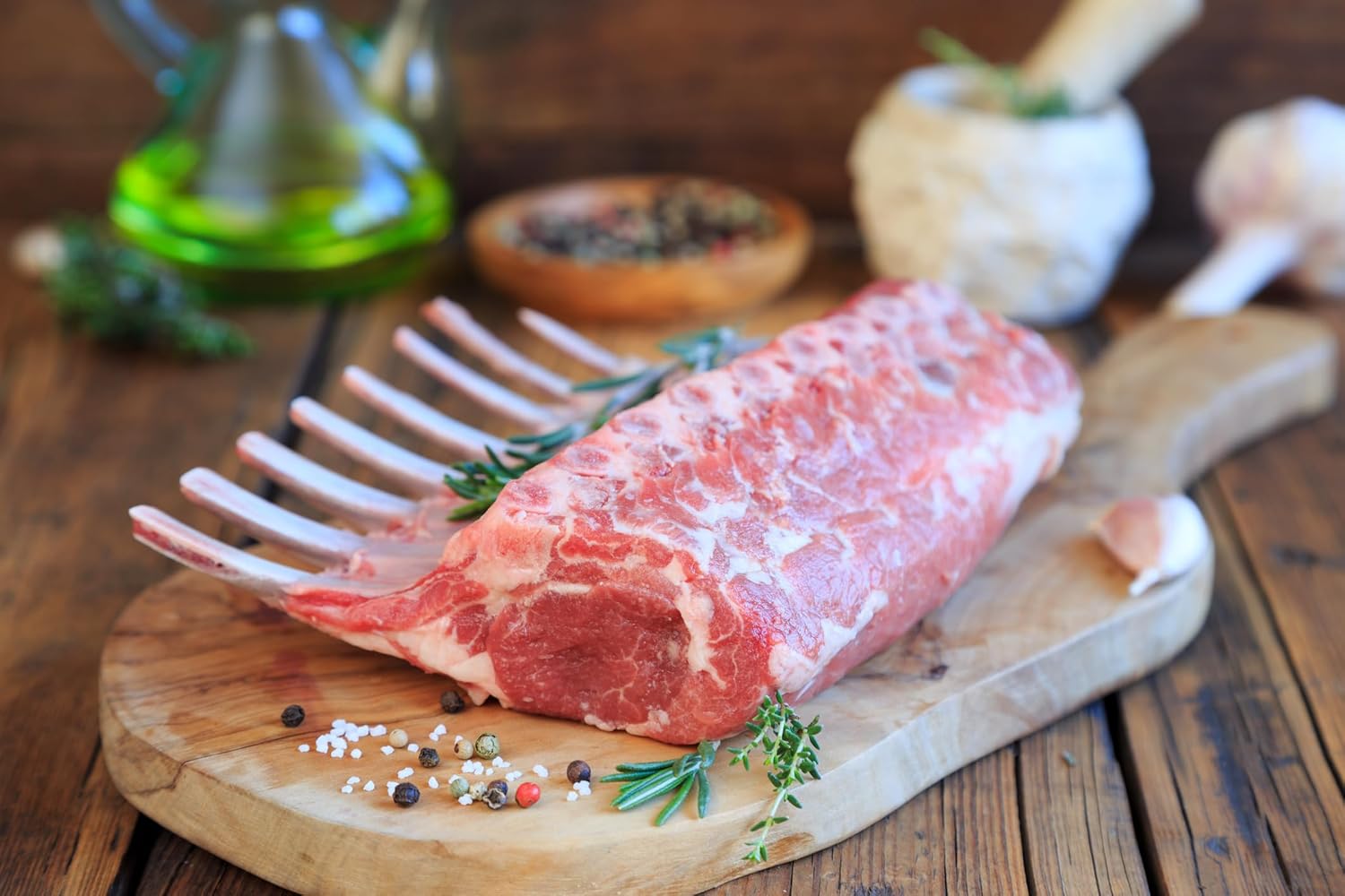 Premium New Zealand Rib Lamb Chops - 100% Pasture Raised, Hand-Trimmed 2oz Frozen Chops (24 Pack) | New York Steak & Seafood