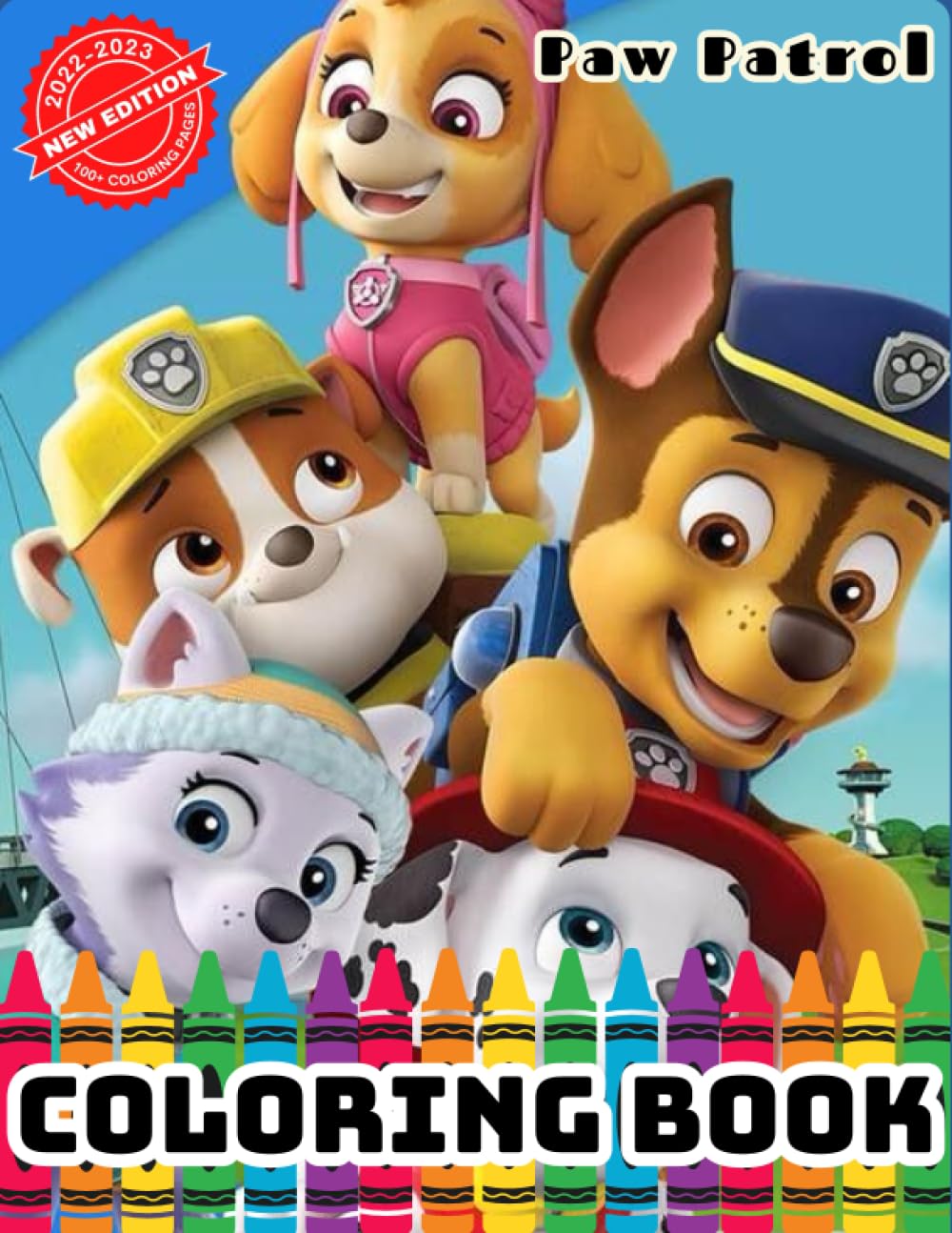 THE PAW PA -TROL LIVE COLORING BOOK: FUNNY, EASY, BIG Coloring Book for Kids Ages 4-8, for All Ages | Books Perfect Gift for Boy Girl Birthday