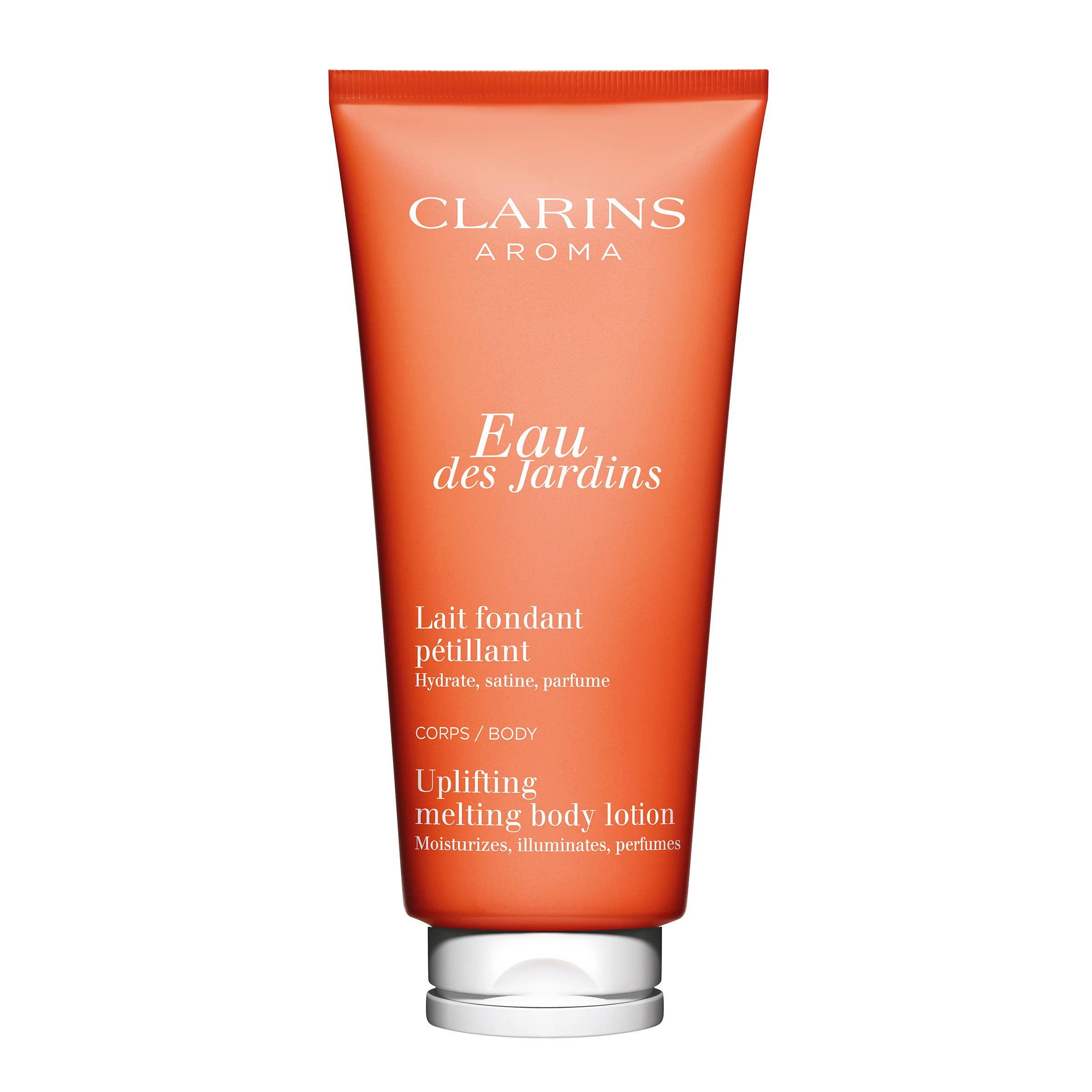 Clarins Eau des Jardins Body Lotion | Moisturizing and Nourishing | Gentle, Non-Photosensitizing Formula With Natural Plant Extracts | All Skin Types | 6.7 Ounces