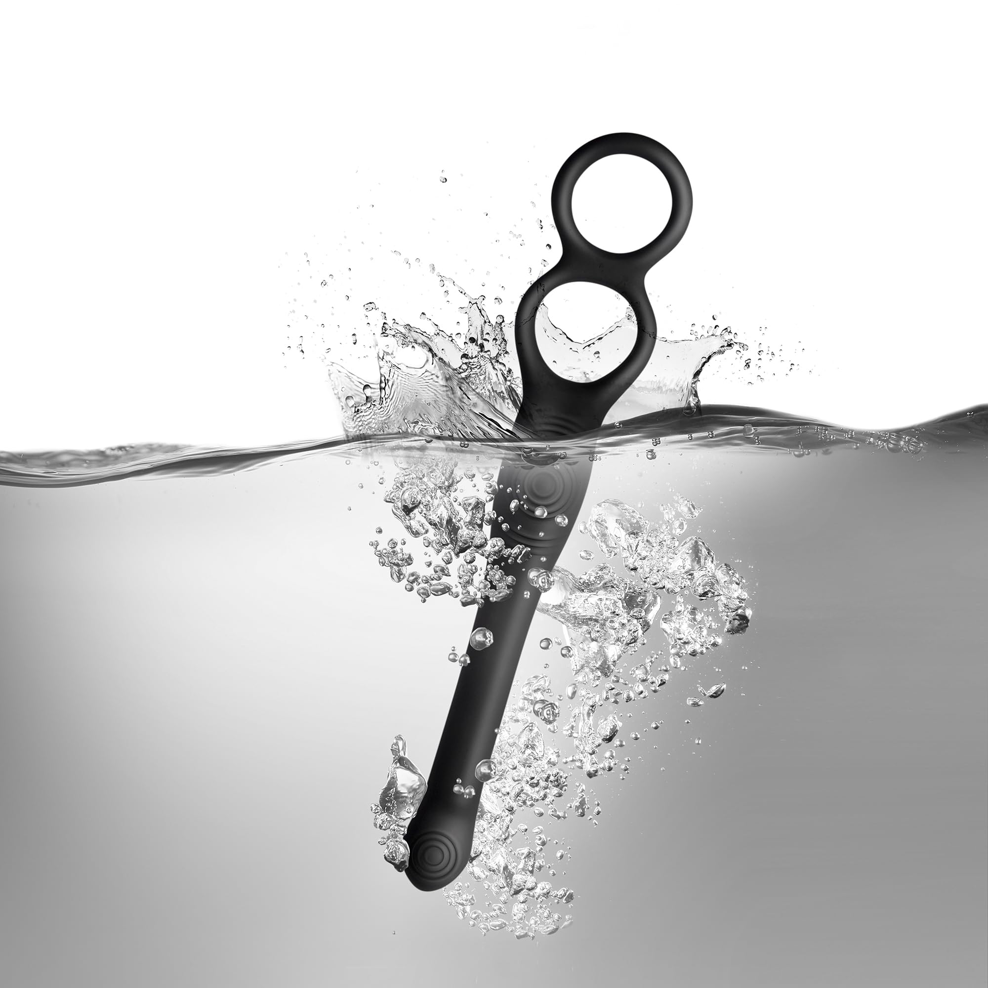 The-Vibe vibratore prostatico con telecomando - Massaggiatore prostatico con anello vibrante per il cazzo - Stimolatore anale con 2 motori potenti e telecomando – Nero
