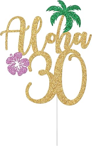 Miniatura 22 de Aloha 16 Cake Topper, Hawaiian 16th Birthday Decorations, Aloha Cake Decorations, Hello 16, Tropical Hawaiian Themed 16th Birthday Party Supplies