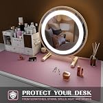 K KNODEL Large Desk Mat, Office Desk Pad, Computer Desk Mat, Laptop Mat for Desk, Desk Protecor Mat, Writing Pad, Desk Blotter Pad, Desk Cover (31.5"x15.7", Purple)