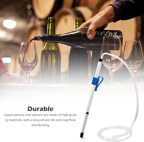 Miniatura 2 de Sifón automático, bomba de sifón, bomba de sifón de cerveza casera de 18 pulgadas con tubo y abrazadera, kit de fabricación de hidromiel