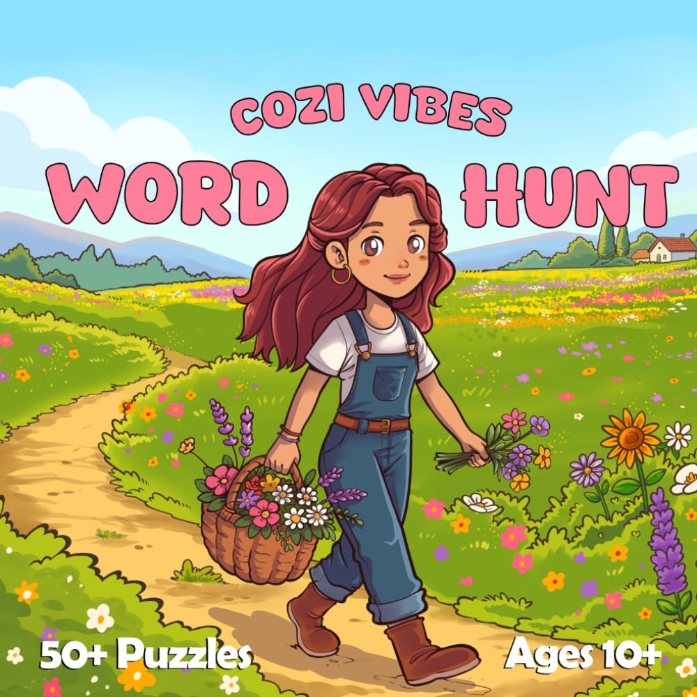 Cozi Vibes Flowers & Plants Word Hunt: Word Search Puzzles for Ages 10 and Up: Challenging Fun for the Whole Family (Cozi Vibes Word Hunts)