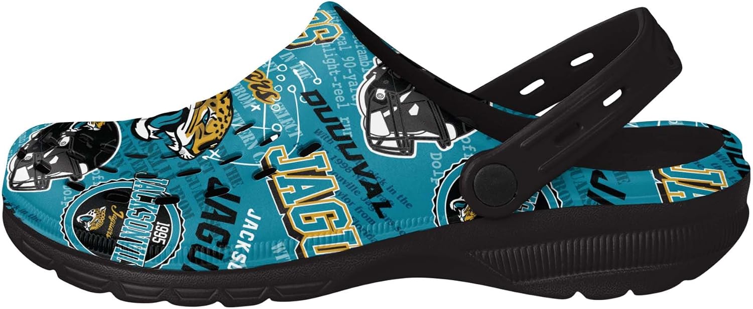 FOCO Arizona Cardinals NFL Mens Historic Print Clog with Strap