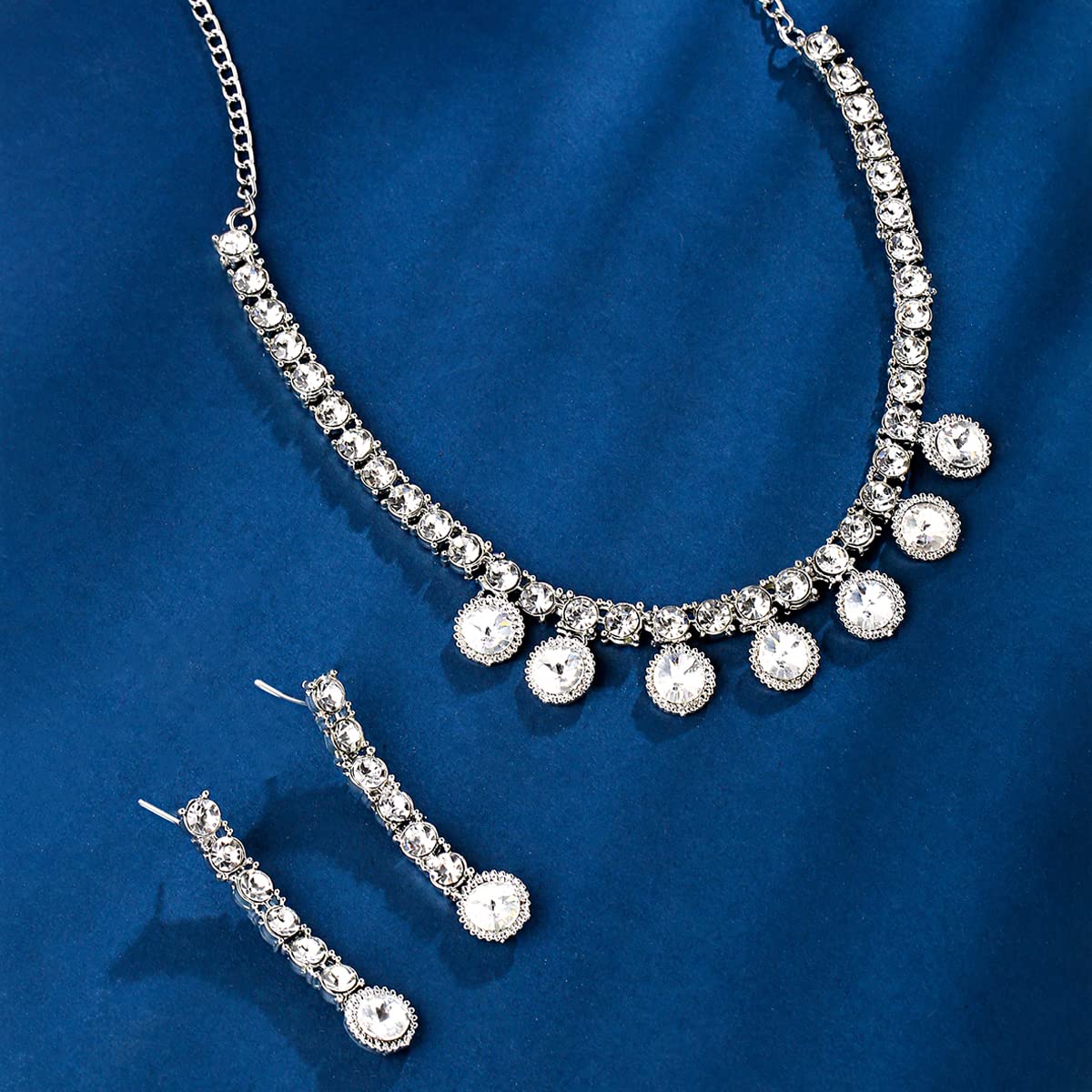 Crystal Bridal Jewellery Set for Wedding