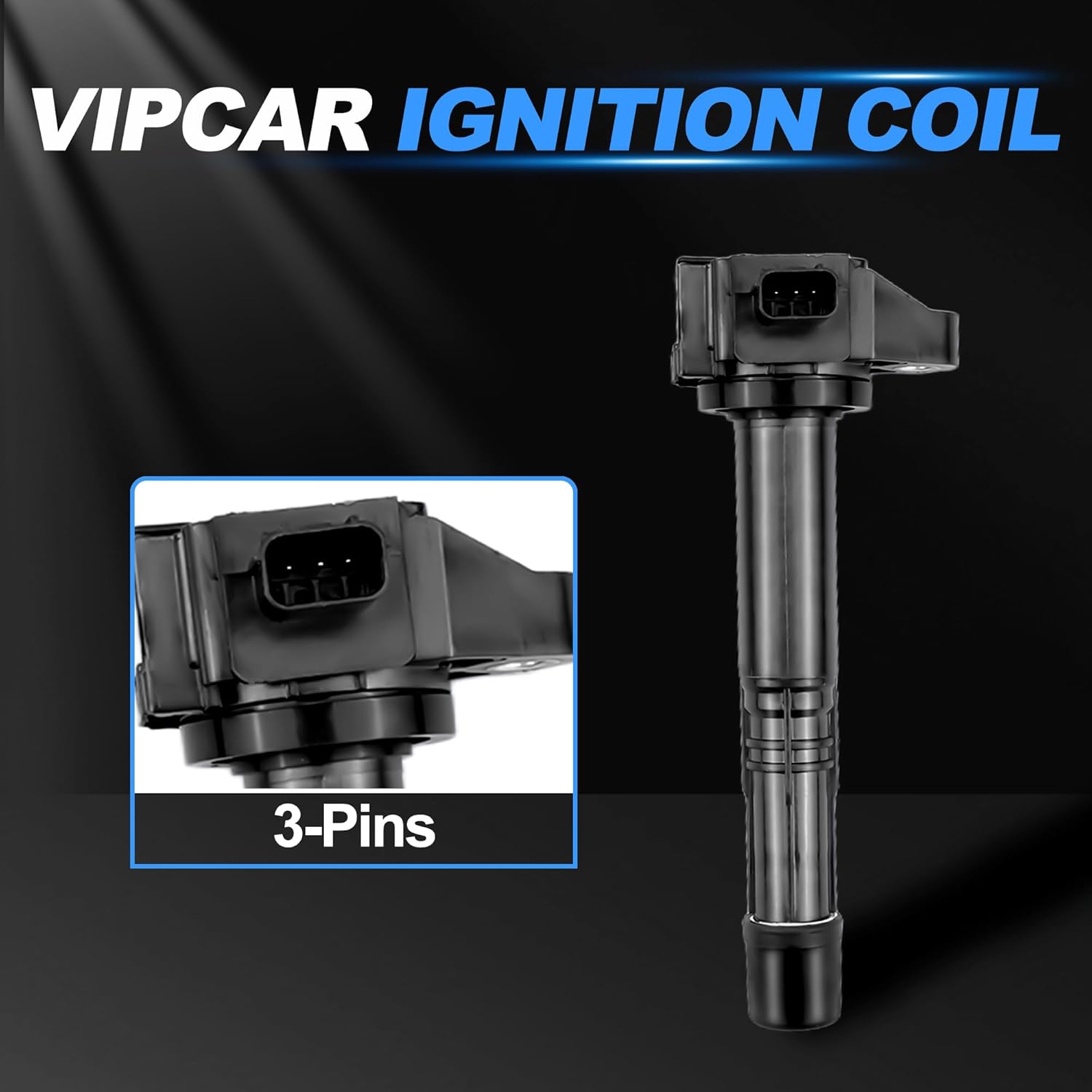 4Pcs Ignition Coil Pack Compatible with Honda 2013-2017 Accord 2.4L, 2015-2019 CR-V 1.5/2.4L, 2016-2020 ILX 2.4L, 2019-2020 TLX, #UF712, 305205A2A01