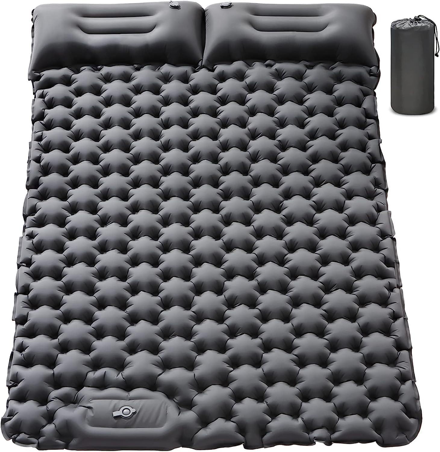 Matelas de camping double gonflable ultra léger pour éviter le mal de dos en bivouac