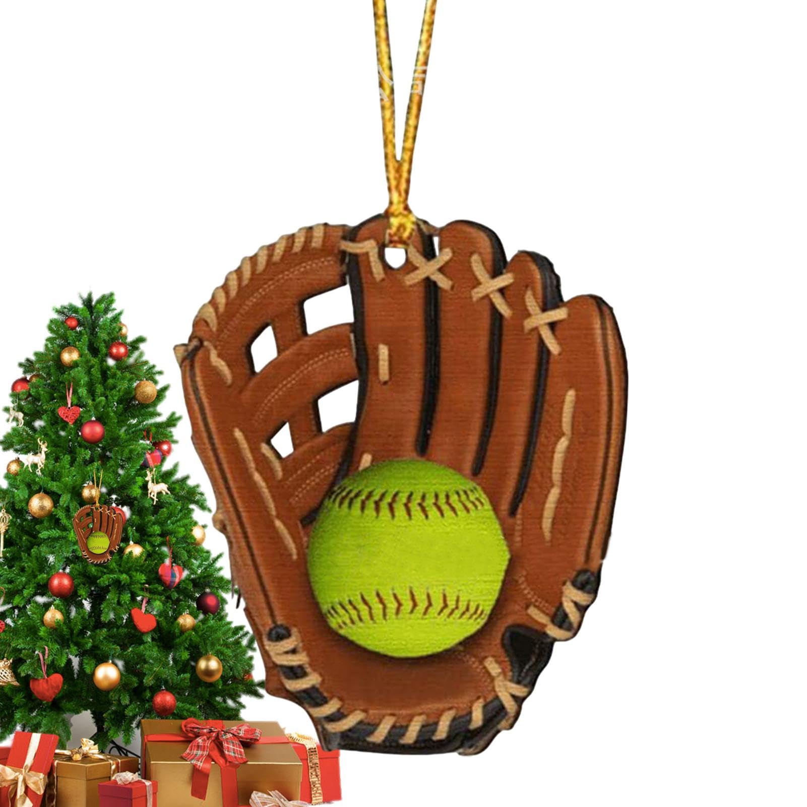 Softball Ornament 2023 Personalisierbar – Weihnachtsbaum Schmuck Mit Geschenkbox
