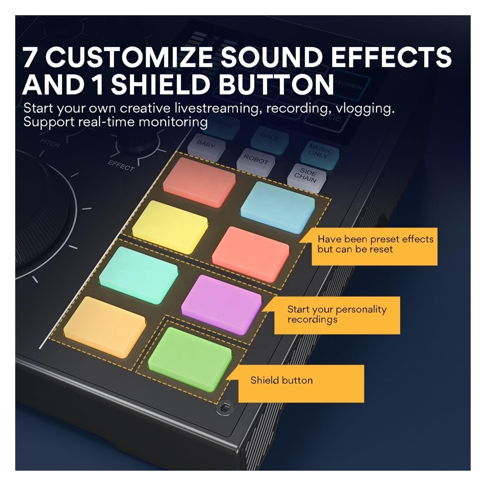 AM100 K1 Kit tutto in uno Podcasting professionale Scheda Studio Registrazione Microfono a condensatore Interfaccia