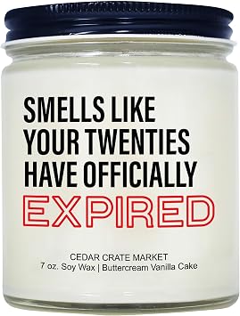 Cedar Crate Market 20li Ya lar n z n S resi Doldu - Kad nlar i in Do um G n  Hediyeleri, Do um G n  Mumlar  Kad nlar i in Hediye fikri, Komik Do um G n  Hediyesi Fikirleri, Arkada lar i in Benzersiz Do um G n