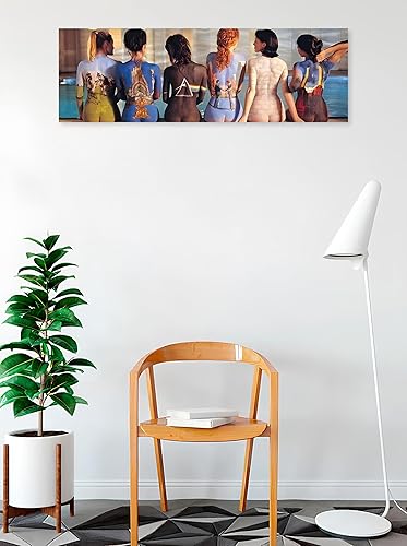 Miniatura 2 de Buy Art For Less Póster de arte artístico con licencia oficial de Pink Floyd Back Catalog Music Album de arte – 36 x 12 pulgadas – Impresión