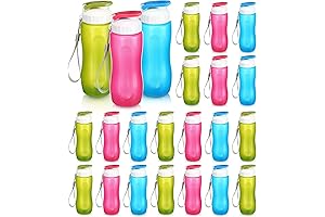 Essential Hydration Companion: Bulk Water Bottles 20 Pack for Kids
