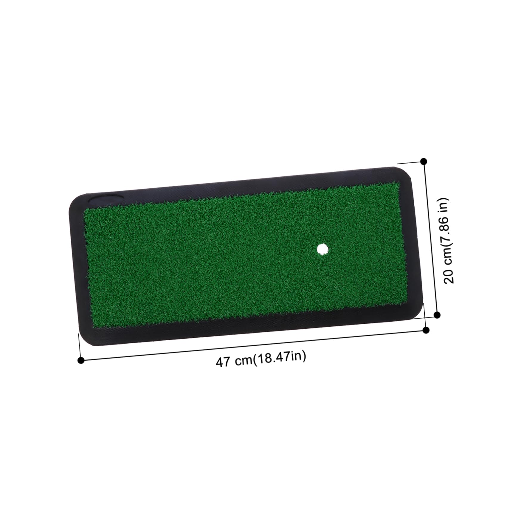 Garneck Portable Training Turf Mat Durable Practice Pad for Golf Swing Non Slip Design for Beginners for Backyard Home Use