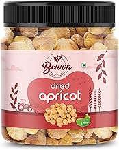 BEWON Dried Apricots | Jumbo Size Seedless Khumani | Juicy And Tangy Dehydrated Fruits (500g)