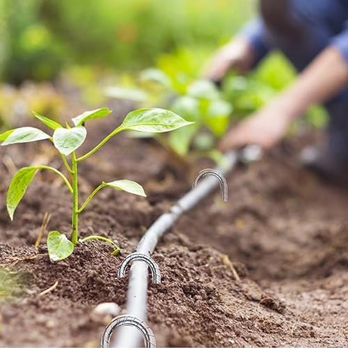 Miniatura 5 de Estacas de viento para trampolines, paquete de 4 estacas de 12 pulgadas, en forma de U, resistentes, anclaje de seguridad para el suelo, estacas de