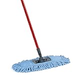 O-Cedar Dual-Action Microfiber Sweeper Dust Mop,Red