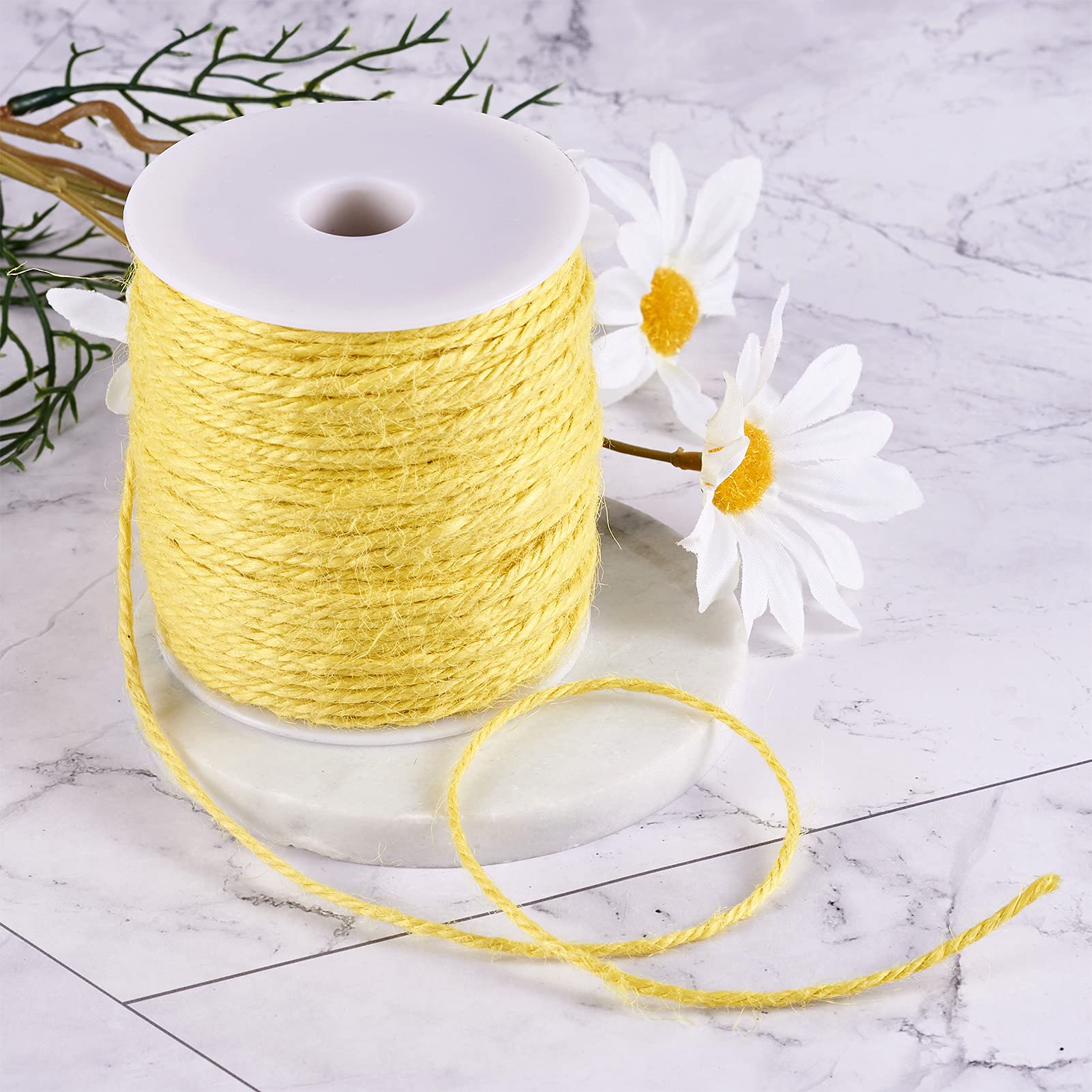 Corda di iuta naturale da 2 mm, confezione regalo non lucida