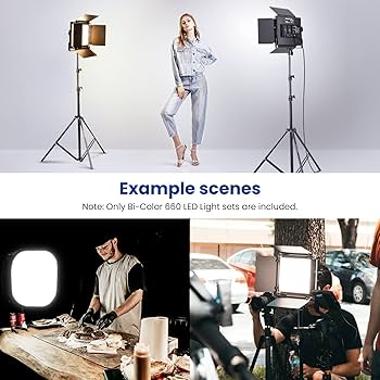 Amazon.com : NEEWER 2 Pack Bi Color 660 LED Video Light and