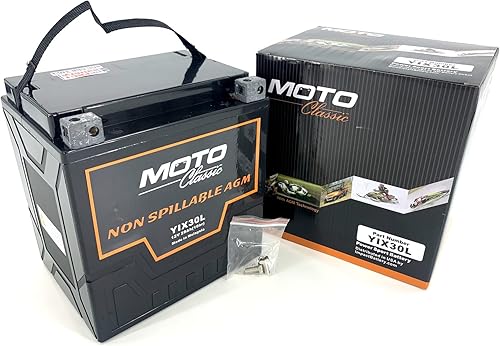 Miniatura 9 de MotoClassic YTX12 - Batería de repuesto sellada AGM de alto rendimiento de 12 V, 12 Ah, 220 CCA - Batería YTX12 - Reemplazo confiable para baterías